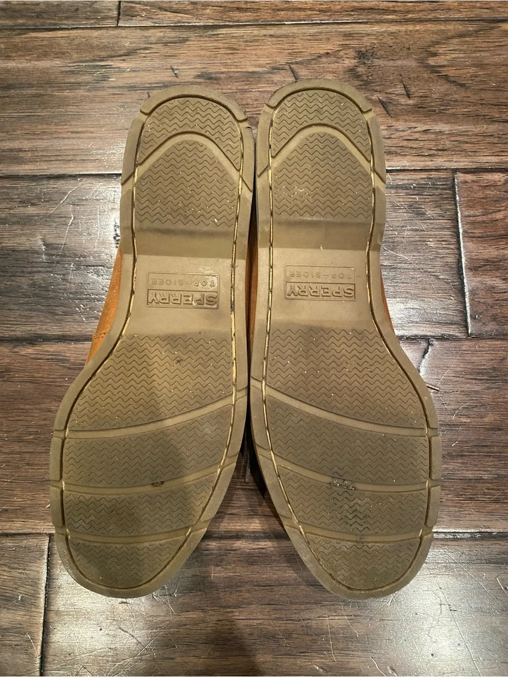 Sperry Wheat/Tan Leather 2-Eye Boat Shoes